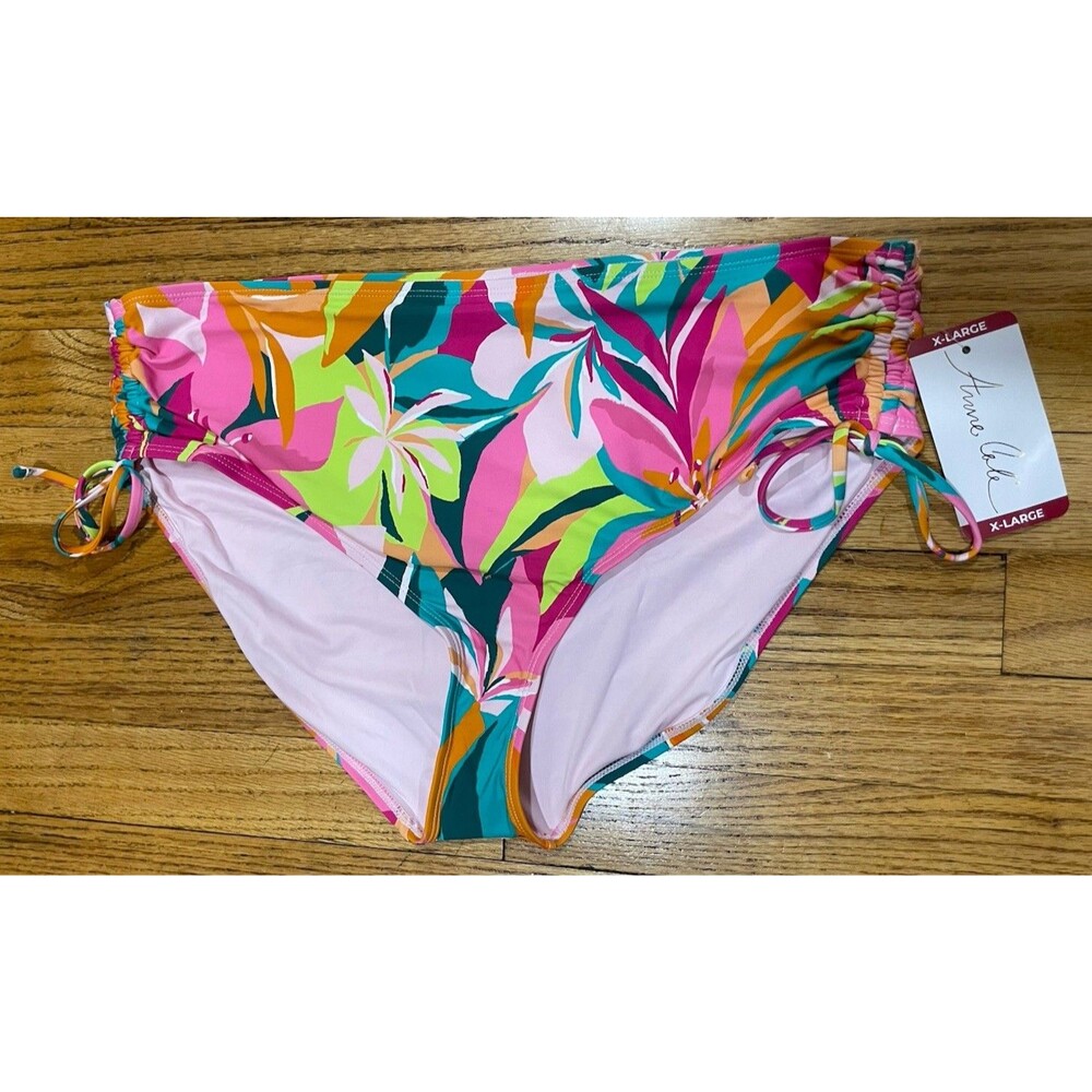 Anne Cole Limited Edition Women’s XL Mid Rise Full Coverage Swim Bottoms